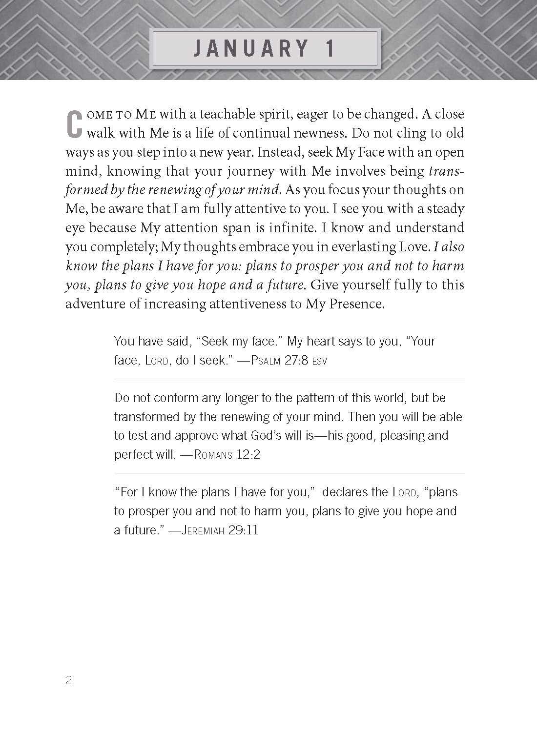 Jesus Calling pages