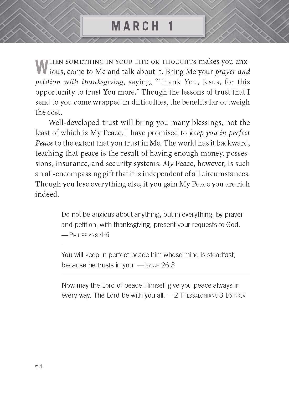 Jesus Calling devotional