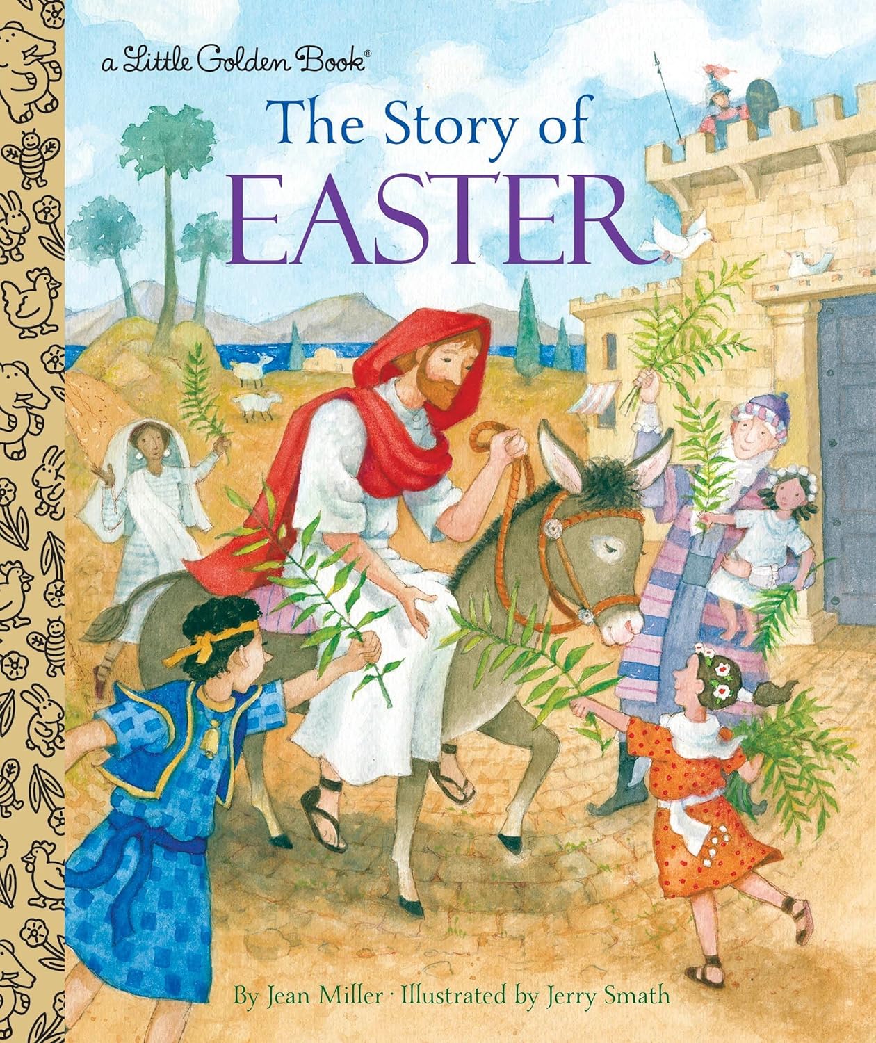 Easter Story Bible book for children — Holy Week illustrated